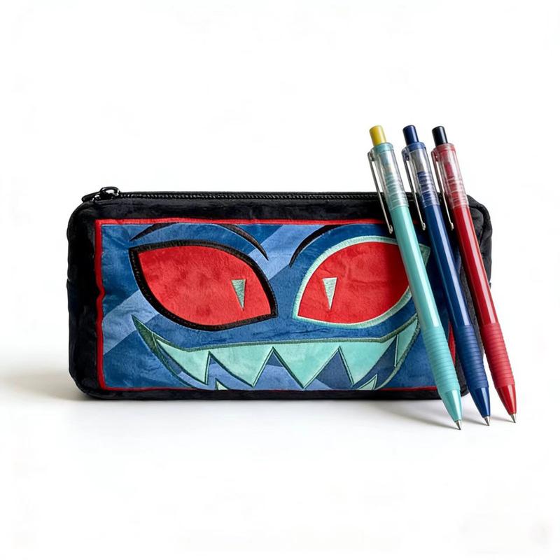 Chaude  Hazbin Hotel Vox Peluche Sac Trousse à Crayons Porte-Monnaie Mignon Anime Périphériques Jouet Anniversaire Cadeau de Noël