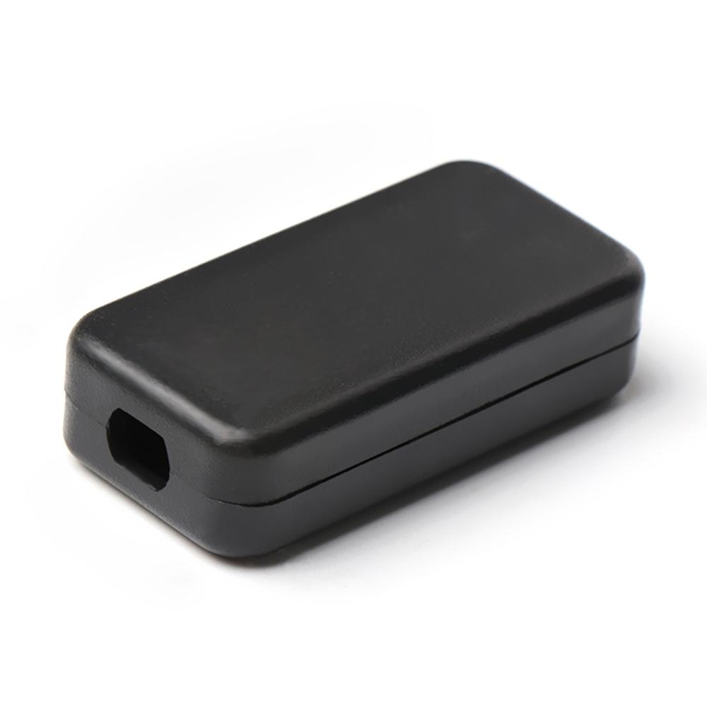 1/2 Stück Kunststoff Wasserdicht Schwarz DIY Gehäuse Instrumentenkoffer Kunststoff Elektronik Projektbox Elektrobedarf