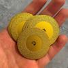 5Pcs/Set 20-50mm Tin-Coated Diamond Cutting Discs for Rotary Tools, Circular Saw Blades for Gemstone, Glass & Ceramic