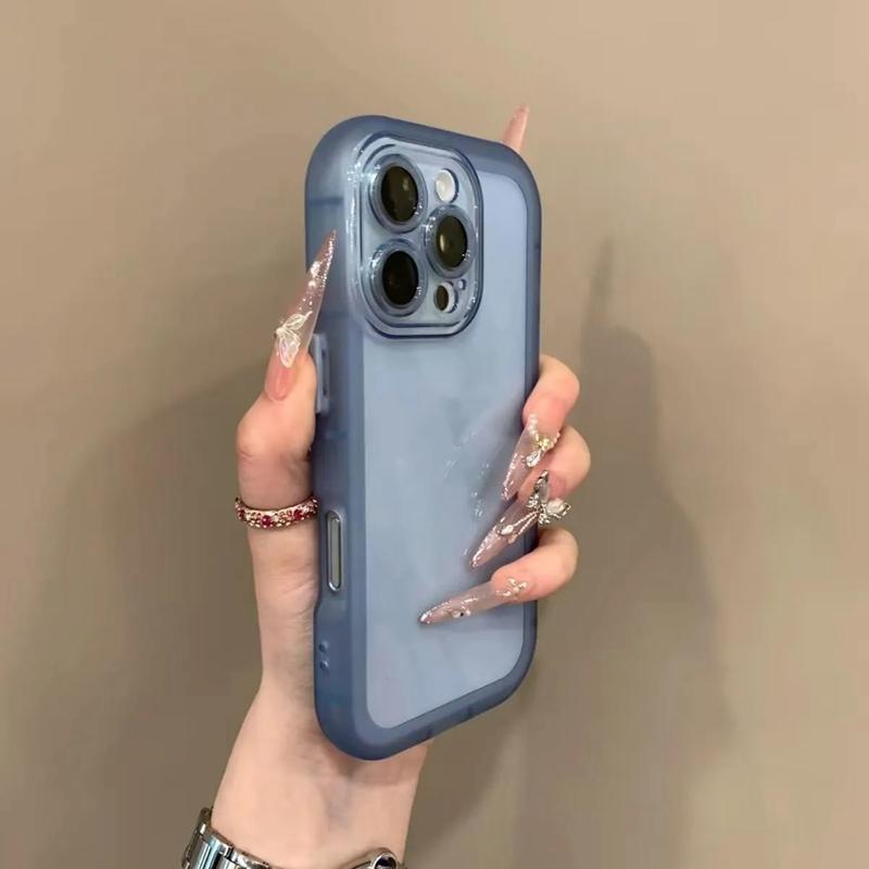 Luxusní měkké průhledné silikonové nárazuvzdorné kryty na telefon Pro iPhone 17 Pro 12 13 14 15 16 17 Pro Max Air Průhledný nárazník Zadní kryt