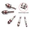 5PC Hexagonal Shank British Five Edge Red Chamferer 1/4-3/4 Countersink Drill Deburring and Hole Opening Tool