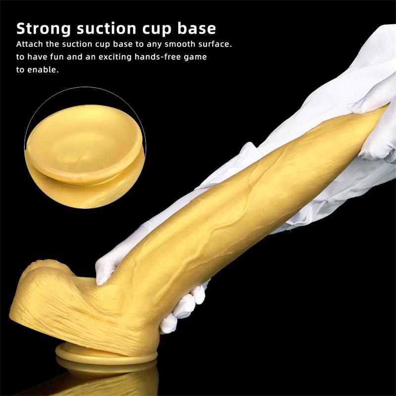 Jemné tekuté silikónové dildo Simulačné Nadrozmerné dildo Veľký análny kolík Extra dlhý penis Produkty pre dospelých