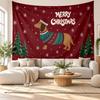 Christmas Printed Tapestry Wall Hanging For Bedroom Living Room Wall Decor Holiday Gift