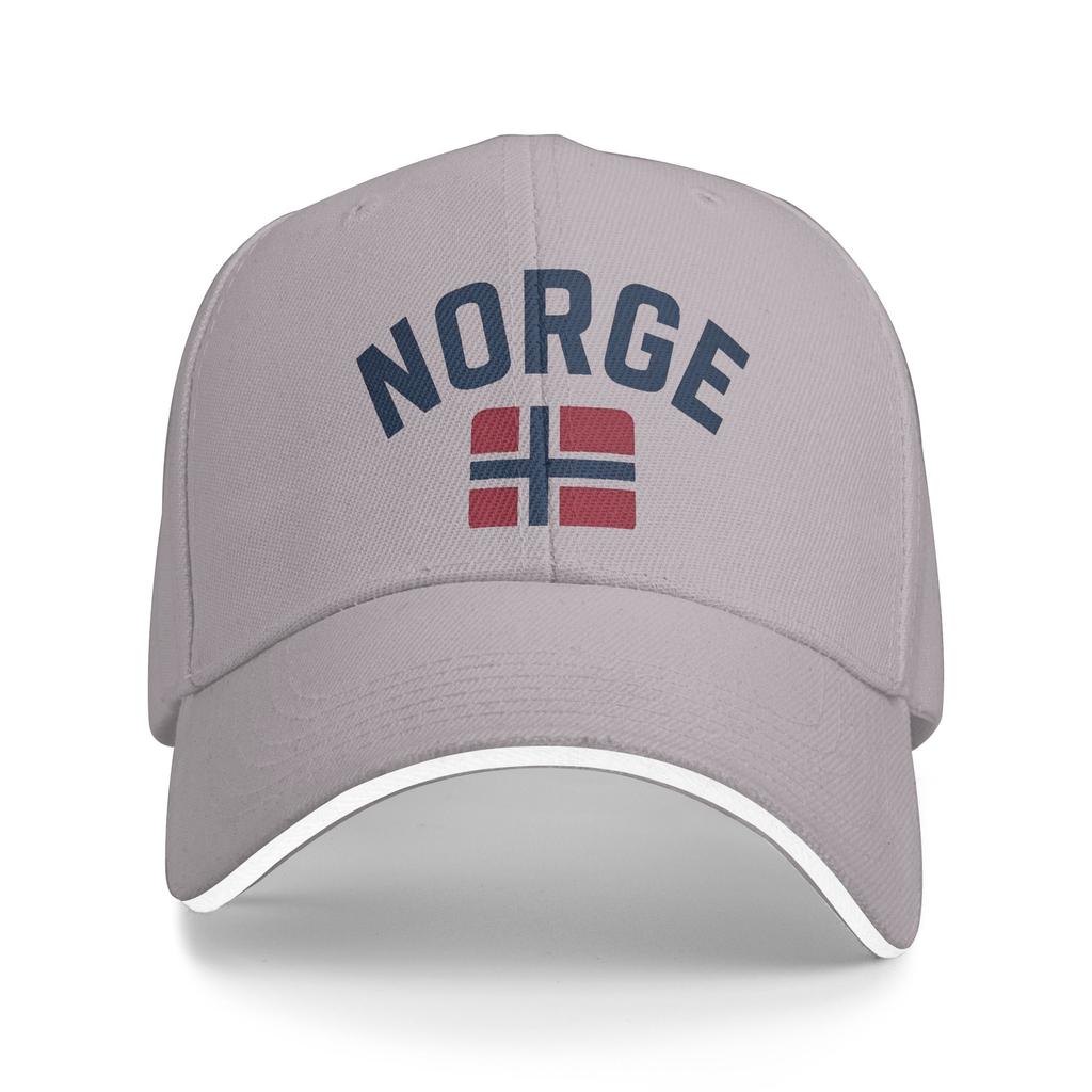 Norsko Norsko Nordický kříž Znak Baseballová čepice Dámská Unisex Truckerka Letní Přiléhavá Retro Běžecká Hippie Sluneční Clona Baseballové Čepice