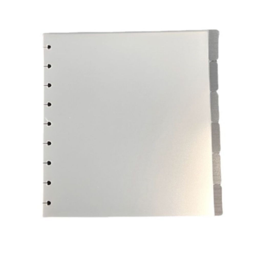 

6 Pcs 6 Pcs Binder Planner Dividers Blank Binder Divider Plastic Index Page Tabs Home
