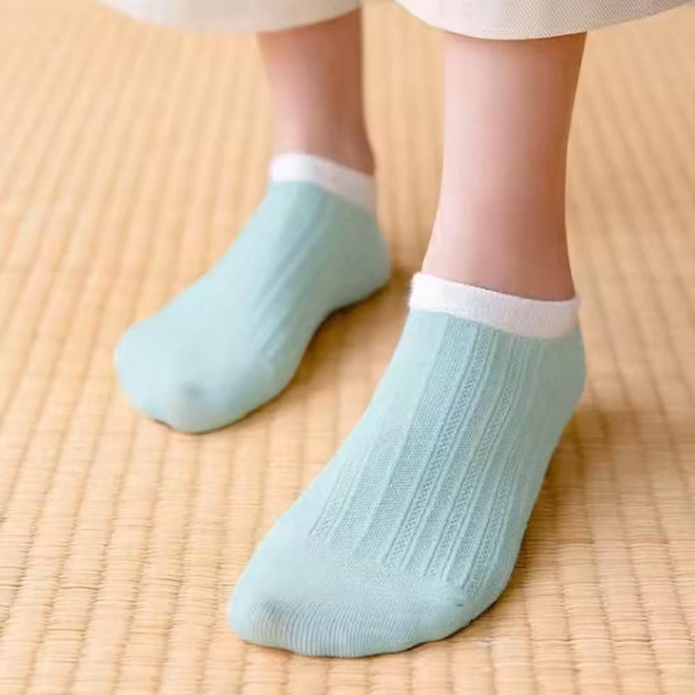5 Pairs Multicolor Short Socks Thin Ankle Socks New Socks Women