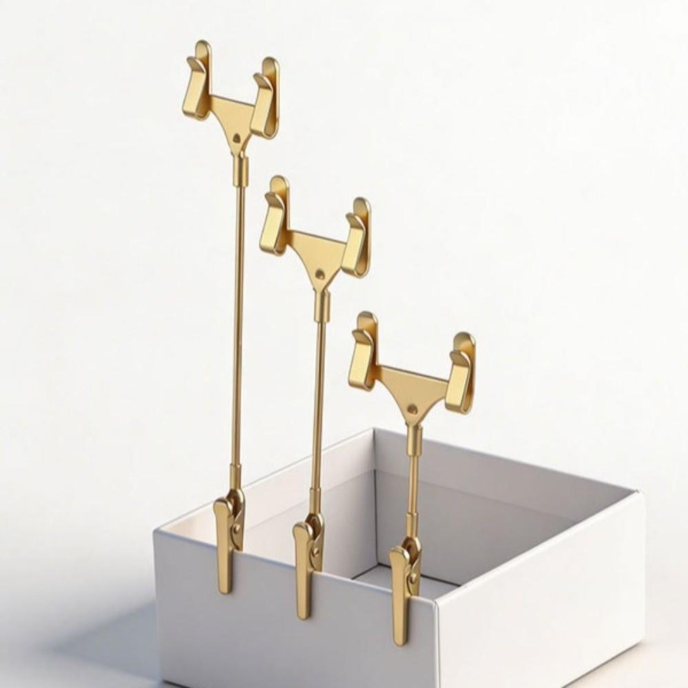 5Pcs Vertical Sign Holder Display Stand Double Head Price Display Sign Clip  Bakery Shop