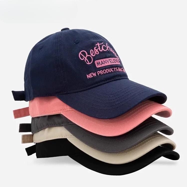 Women's New Summer Baseball Cap Showing Face and Small Duckling Cap American Retro Versatile Soft Top Trendy