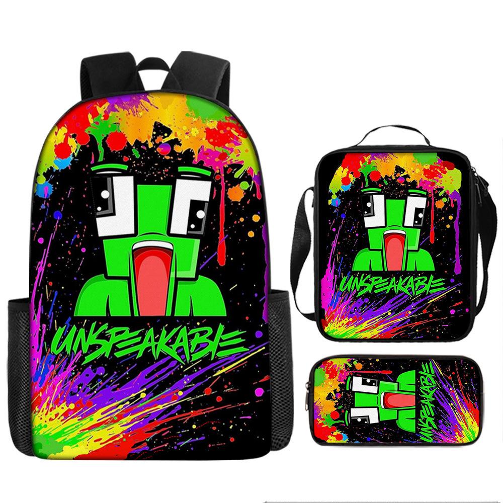 Zaino Scolastico Stampato per Studenti delle Scuole Primarie e Secondarie Zaino Portatile per Scuola Media Zaino per Studio Portatile