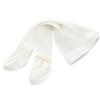 Ecru White Ribbed Tights Children' Tights with Bows 4-6 Years