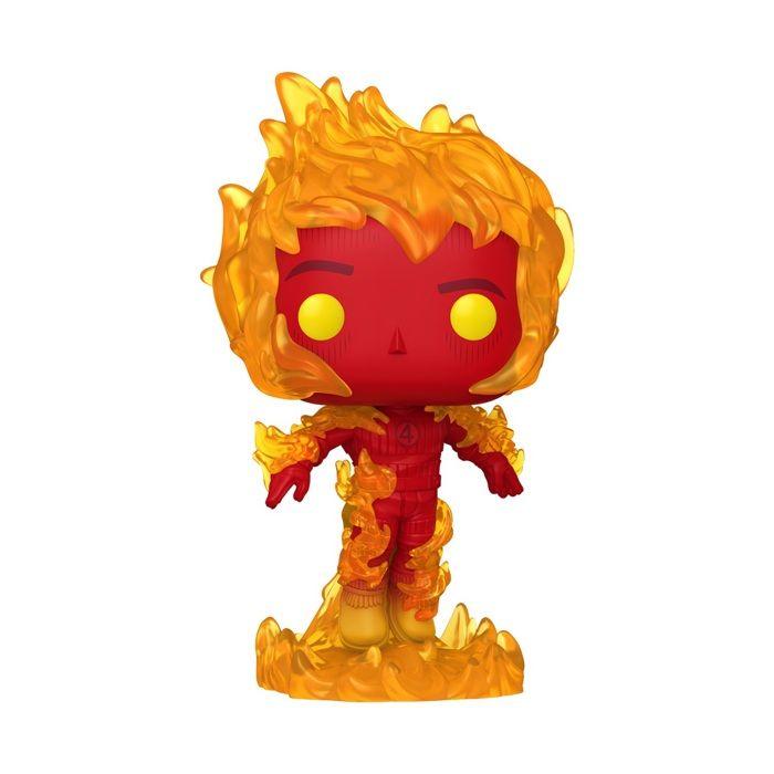 Figurine - FUNKO_POP - Human Torch - Multicolore - Les 4 Fantastiques - Pop !