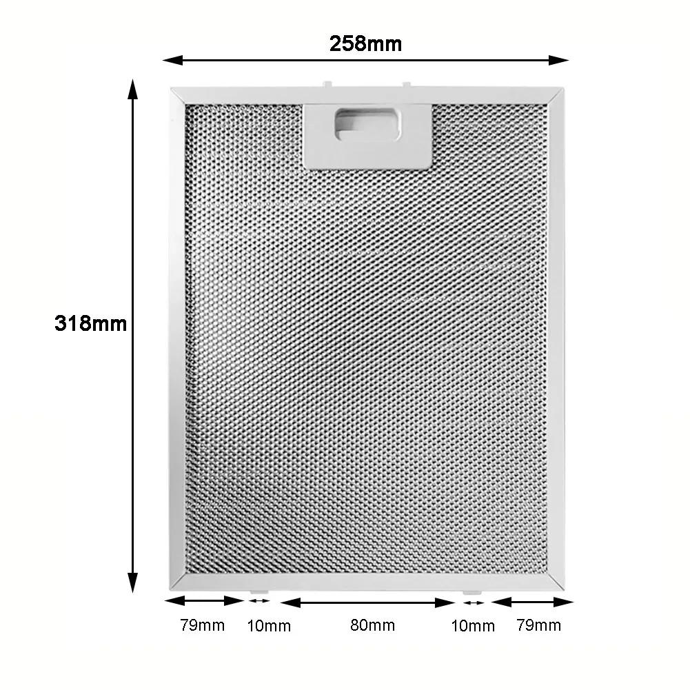 2 ks filtrů digestoře kovová mřížka odvětrávací filtr 32 x 26 cm kuchyňský digestoř olejový filtr digestoř tuk proti oleji bavlněný