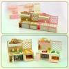 1/12 Domeček pro panenky Simulace kuchyňské vitríny Model Domeček pro panenky Miniaturní kuchyňský nábytek Dekorace Hračky na hraní na předstírání