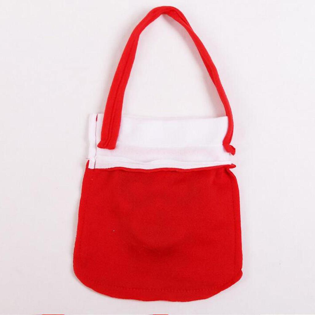 Christmas Drawstring Gift Bag Red Portable Birthday Present Bag Apples Goodie Bags Xmas Gift Present Bag Packaging Apples Bag