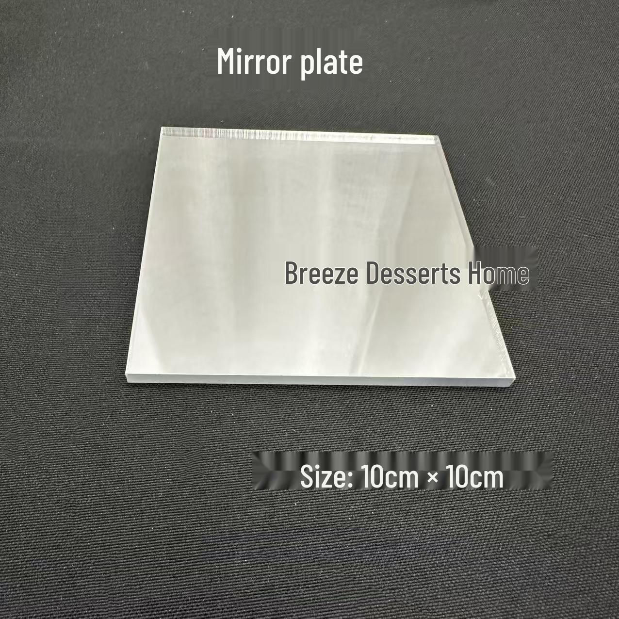 Korean Style Silver Dessert Stand   Old Money White & Green Display