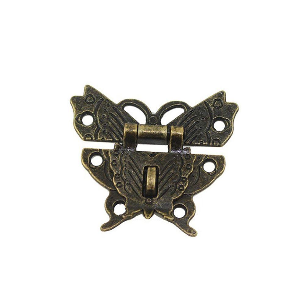 Jewelry Box Hardware Decorate Brass Household Gift Box Furniture  Lock Clasp Lock Buckle Hasps