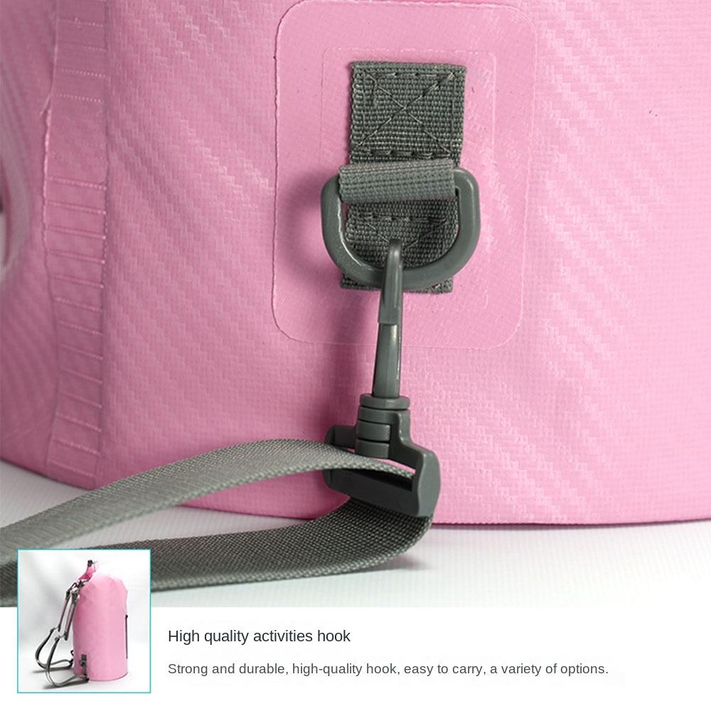 Large-Capacity Waterproof Dry Bag with Shoulder Straps Beach Backpack Swimming Bucket Bag Outdoor