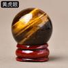 Natural pink crystal, tiger eye stone, aventurine, obsidian crystal ball, mini ball ornament, home decoration item