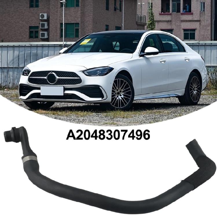 Replacement Radiator Water Pipe Engine Coolant Hose Automotive Accessories 2048307496 A2048307496 Easy Installation