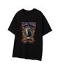 STANDARDERROR 87-Stan339 Sun & Moon Cat Solid Short Sleeve T-Shirt (2 Colors)