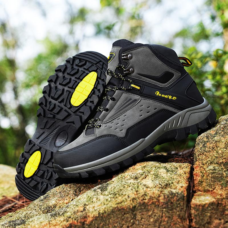 Men's Outdoor Hiking Shoes Waterproof Trekking Shoes All Day Comfort Hiking Boots