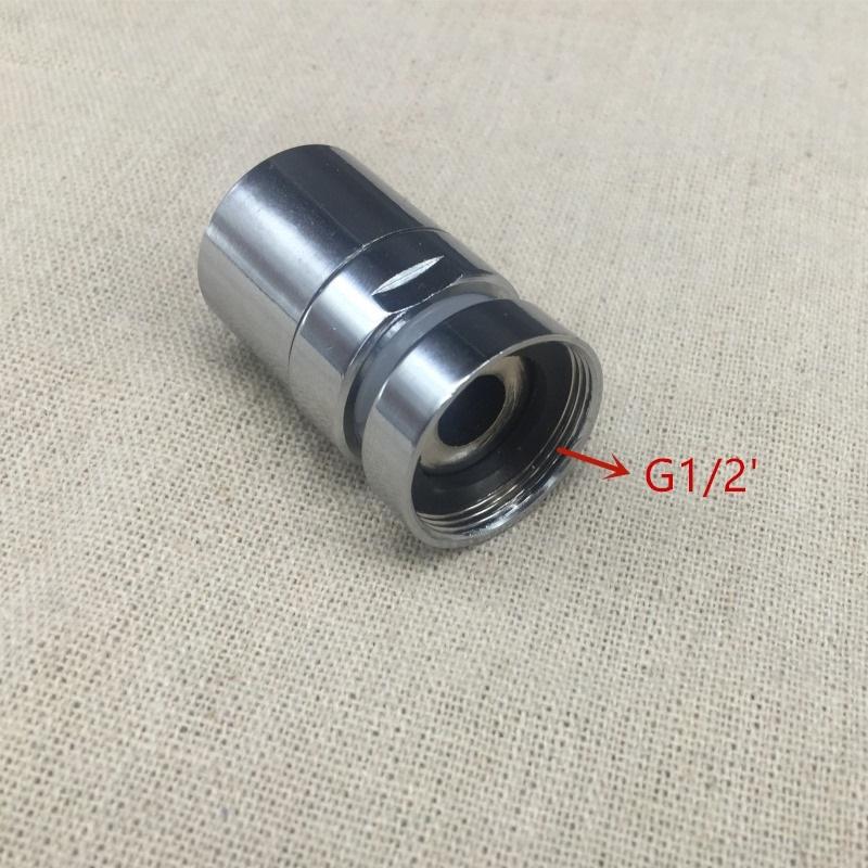 1pc Brass Chrome Finished Universal Faucet Spout Replacement G1/2' Connector Bubbler Aerator Kitchen Faucet Accessories