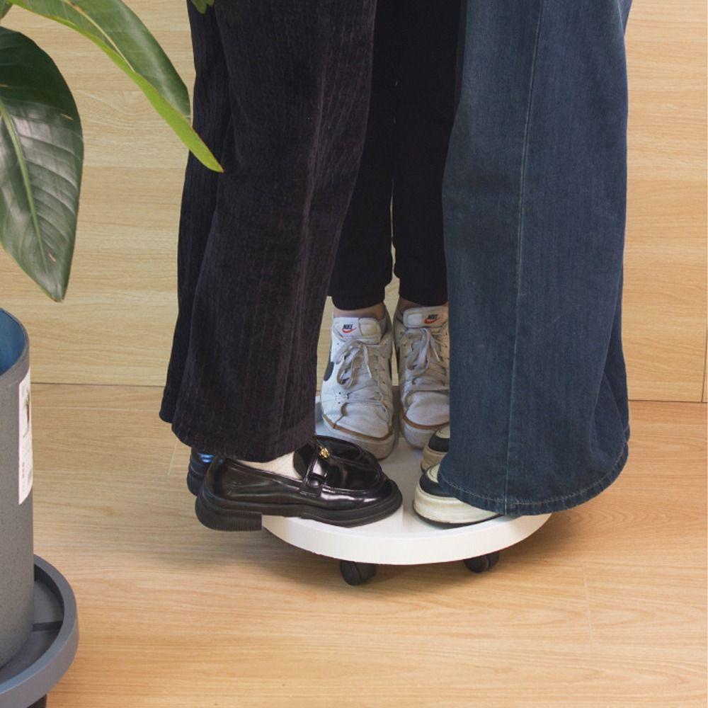 Heavy Duty Universal Wheel Mobile Base Non-Slip Rolling Plant Tray Plants Holder  Balcony Yard
