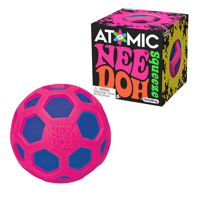 Schylling Needoh Atoomvormige Stressverlichtingsbal Maltose Knijp Fidget Speelgoed Blind Box Emotionele Ontspanning Feestcadeaus voor Volwassenen Nieuw roze