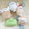 Grass Cartoon Seal Pendant Soft Cartoon Bag Charms Cute Plush Doll Key Chain  Kids