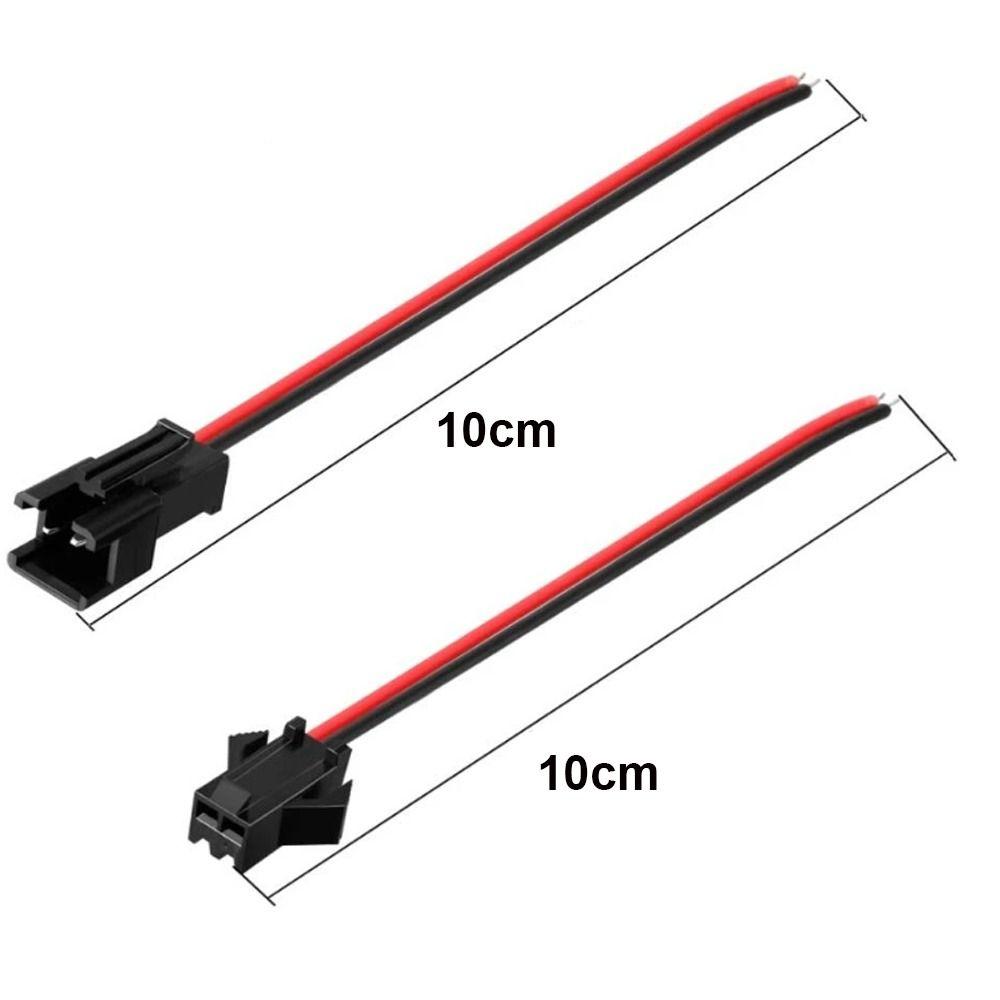 40Pcs Downlight Wire LED Connectors Terminal Wire Splice Wire Long SM Connector Plug Male To Female