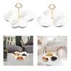 Dry Fruit Platter Tray Party Serving Platter Porcelain Multifunctional Divided Serving Tray for Sweets Cookies Party Fruits