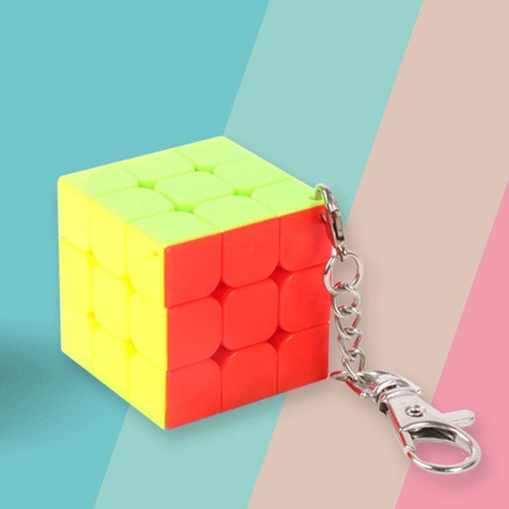 Magic Cube 2x2 3x3 4x4 5x5 pyramid MINI Key Chain stress-relieving puzzle professional smooth speed game children's toy gift
