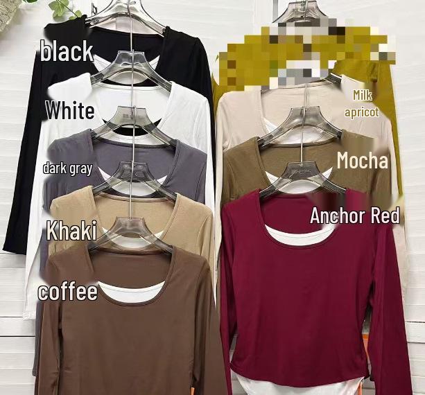 

Женская футболка большого размера на лето 2025 года, облегающая, с коротким рукавом, двухкомпонентного вида - дизайн, скрывающий живот и подчеркивающий фигуру XL