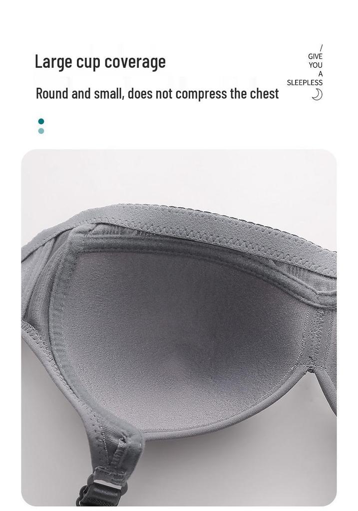 Comfortable Wire-Free Anti-Sagging Jacquard Bra for Middle-Aged and Elderly Mothers