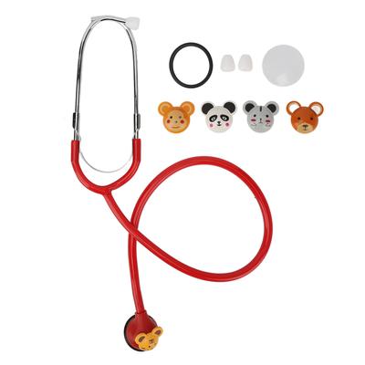 Stetoscopio Clinico Pediatrico Animali Cartoni Animati Amici dei Bambini Diaframma Ultrasottile Monitoraggio S