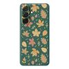 For Samsung Galaxy A36 5G Case Leaves Pattern Printing Straight Edge TPU Phone Back Cover