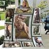 Dinosaur Blanket Kids Boys Ancient Animals Flannel Fleece Blanket Dragon Blanket for Sofa Bedroom Living Room