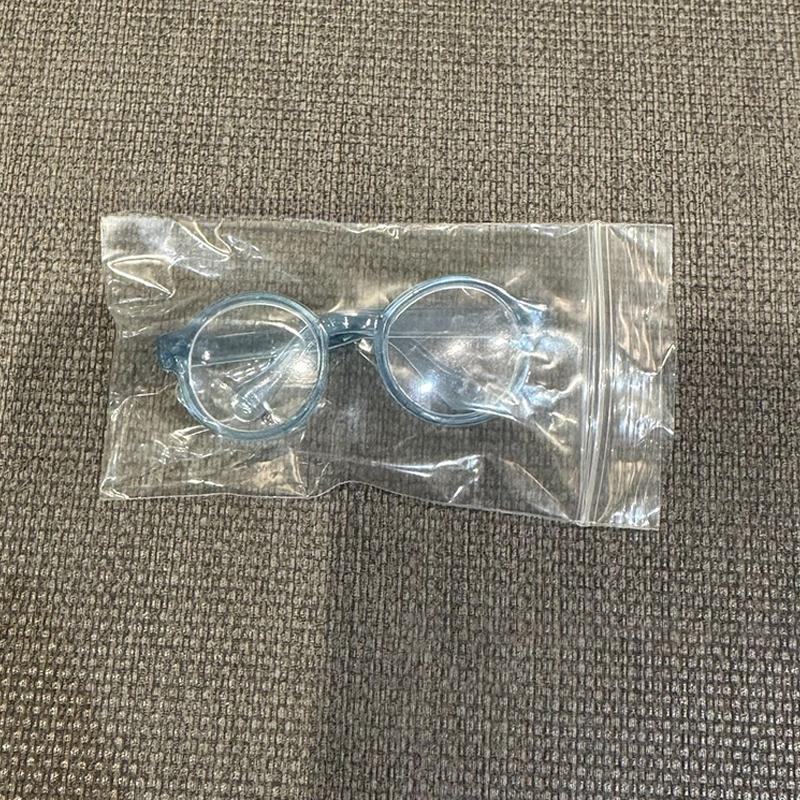 

1 шт. Аксессуары для DIY Прозрачные пластиковые очки для 10 см хлопковой куклы и 17 см плюшевой куклы Солнцезащитные очки