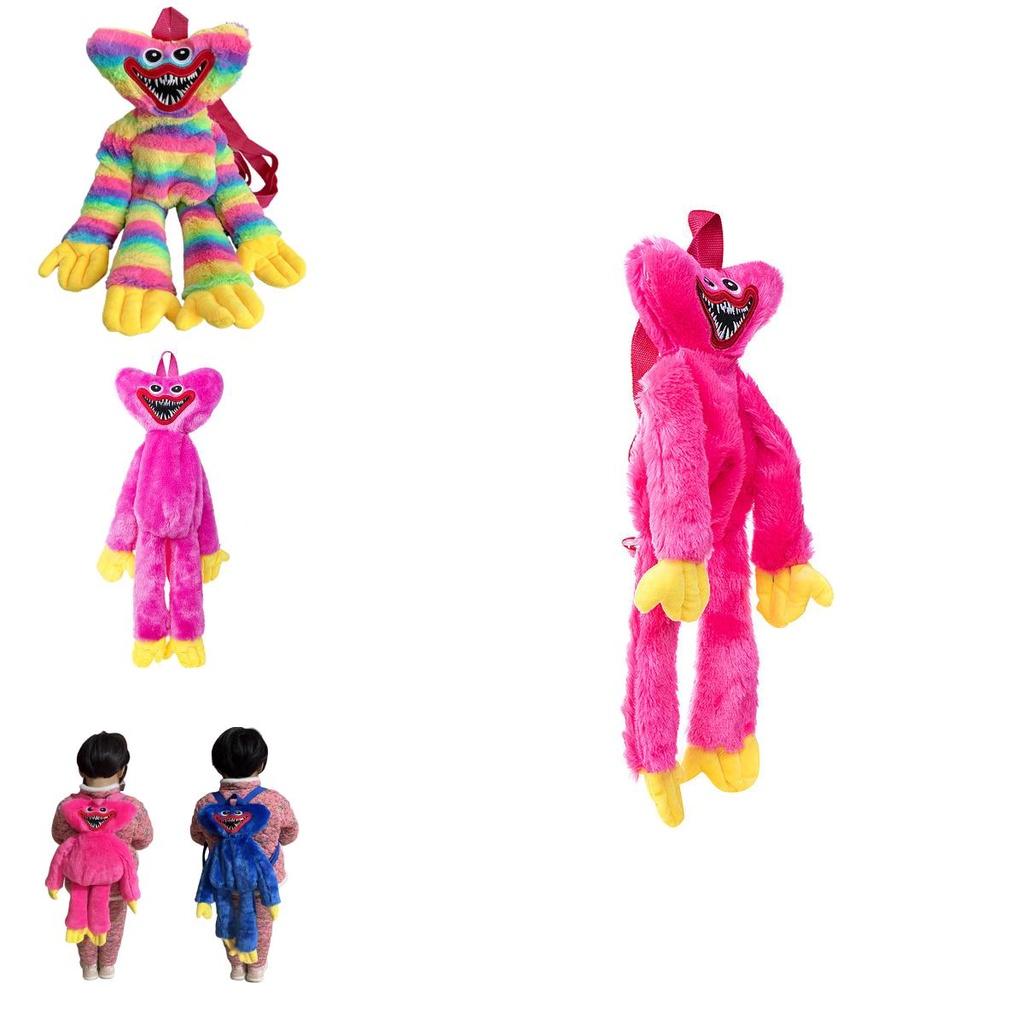 Poppy Playtime Plush Backpack Soft And Adorable Huggy Wuggy School Bag For Kids