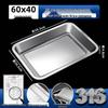 Commercial Stainless Steel Rectangular Tray