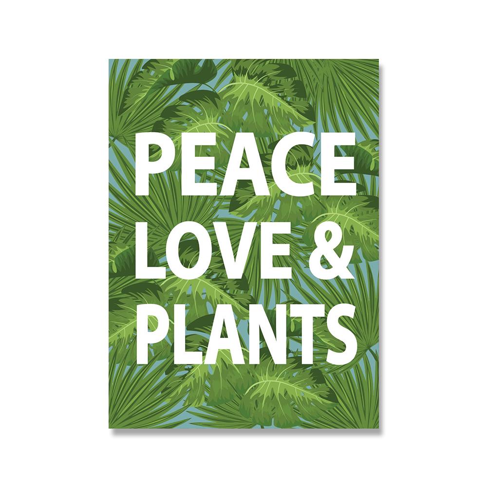 Boho Poster Botanical Bathroom Canvas Painting Tropical Indoor Plants Jungle Art Print Nordic Wall Picture For Living Room Decor No Frame