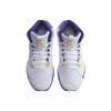 New LiNing Storm OUTDOOR Cushioning Anti Slip And Wear Resistant Mid Top LINING Cloud Basketball Shoes White Purple ABPQ009-5