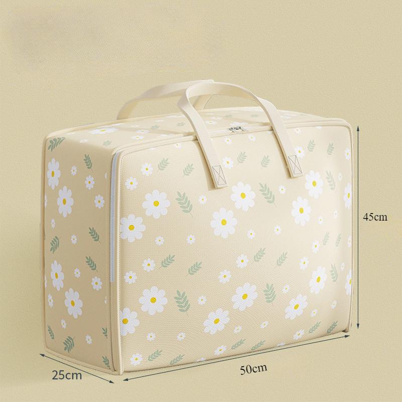 Quilt Storage Bag Large Capacity Wardrobe Quilt Clothes Storage Bag Thickened Folding Moving Bags With Handles