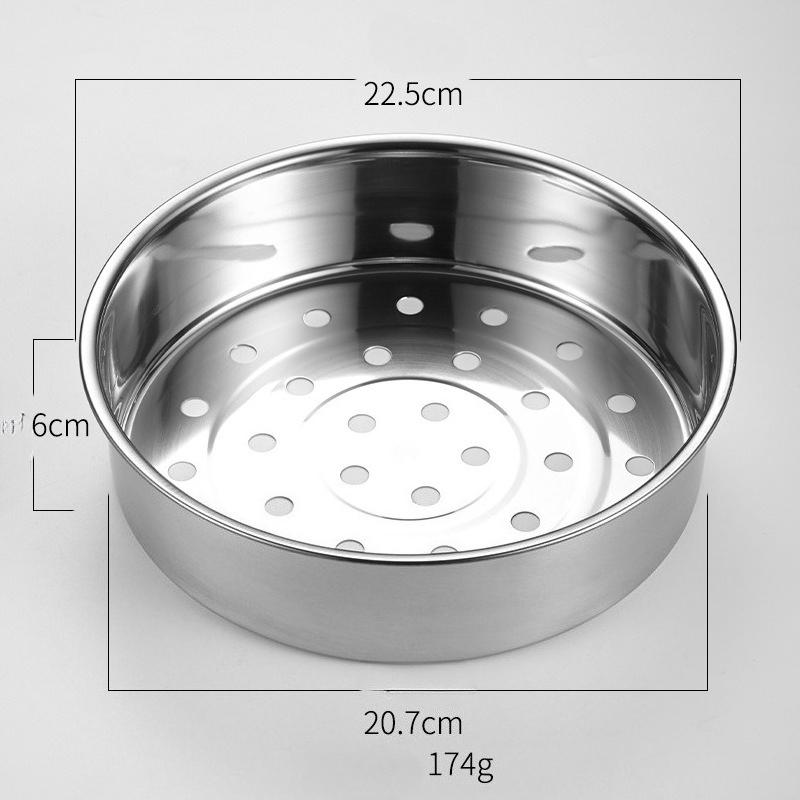 Stainless Steel Steamer Steamer Basket Steamer Drawer Household Thickened and Deepened Rice Cooker Inner Drawer Accessories