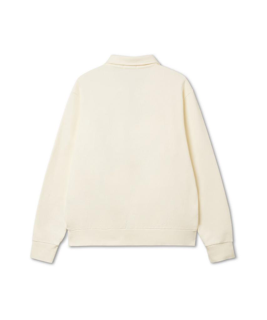 POLO RALPH LAUREN Loopback Fleece Quarter Zipper Sweatshirt - Natural