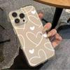 Heart Graphic Printed Transparent Phone Case for Xiaomi 14T Pro 12T 14 13 12 13T Pro 11 Lite 4G 5G Shockproof Soft TPU Cover