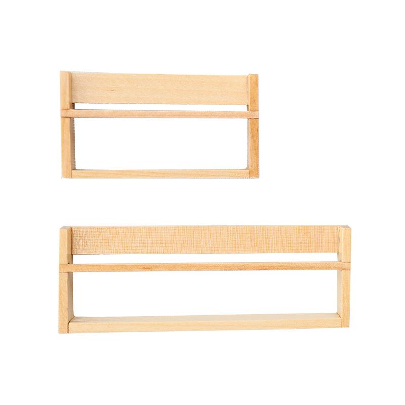 1/12 Mini Wall Bookshelf Model Miniature Study Furniture Decoration Scene Ornament