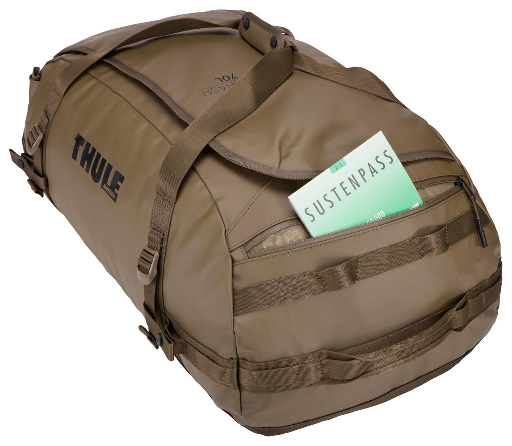 Thule Limited Edition Chasm Duffel Bag, 40L, Heavy-Duty, Weather-Resistant, Unisex, Deep Khaki, 3205141