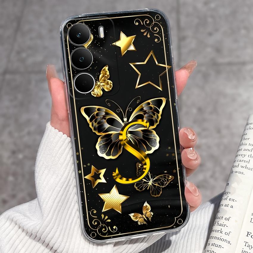 For Realme C71 C67 C65 C63 C61 C55 C53 C35 C85 Pro C75 C75x Phone Case Pretty Love Heart Letters Soft Housing Transparent TPU Silicone Anti Drop Shell