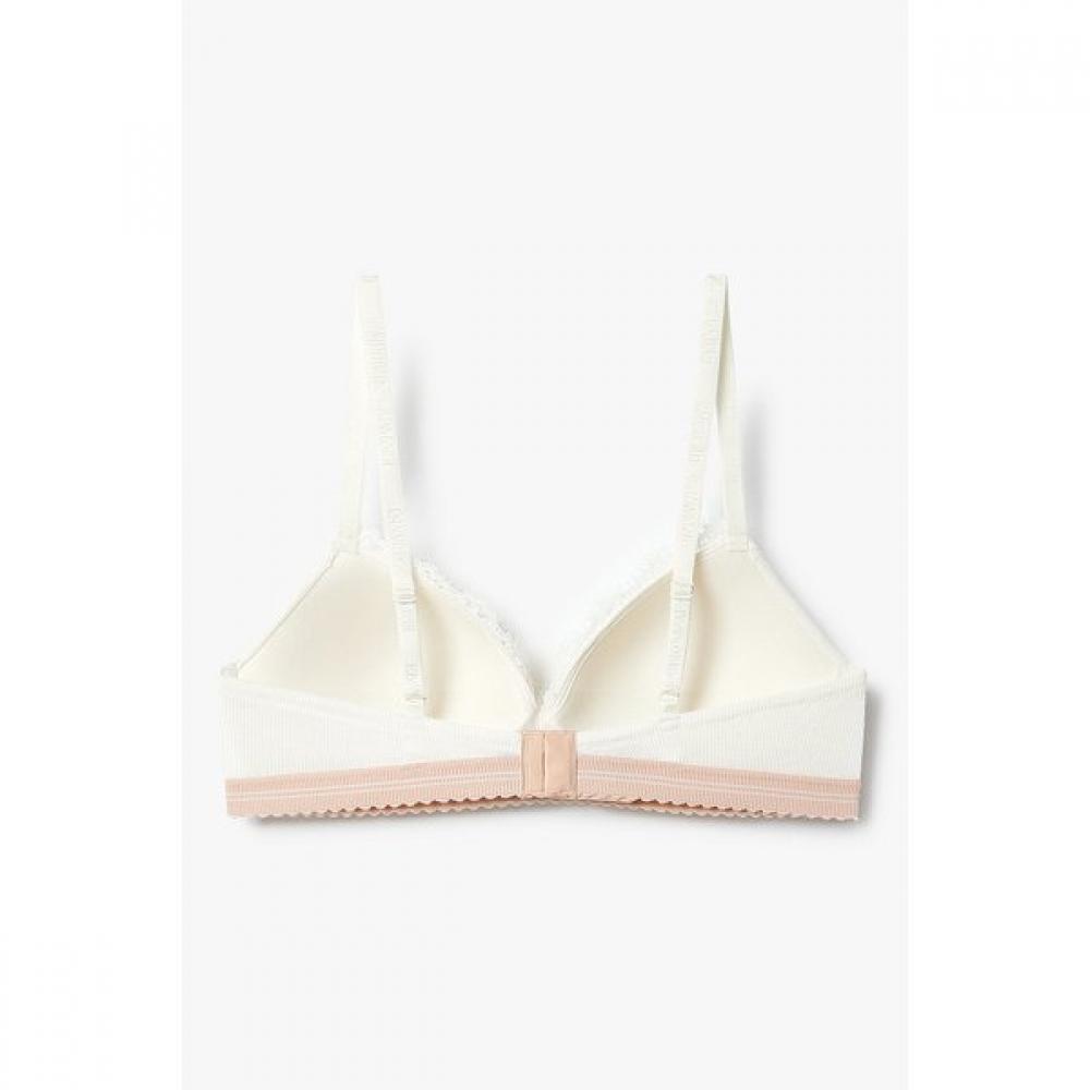 Emporio Armani Women S Padded Triangle Bra Lace Trim 0825381528